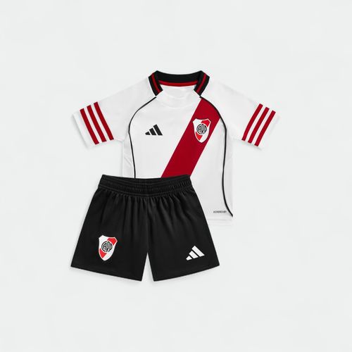 Conjunto de futbol niños Adidas - WHITE TEAM POWER RED 2 BLACK