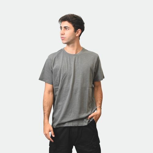 Remera básica hombre NOBRAND - GRIS