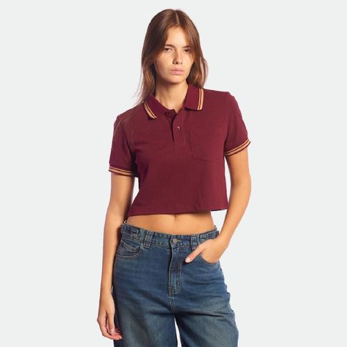 Remera Volcom Polo Poolup - BORDO