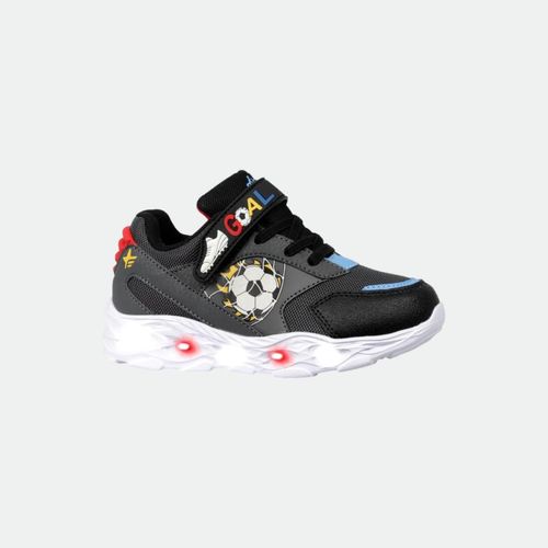 Zapatilla Footy Champion con Luz - NEGRO