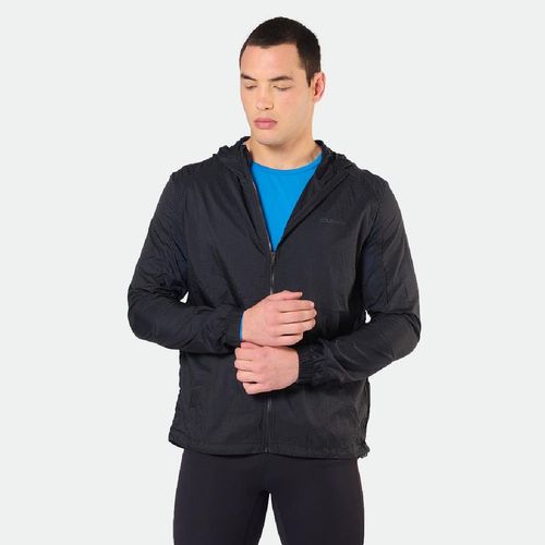 Campera Saucony Elevate Packaway Rompeviento Hombre - BLACK