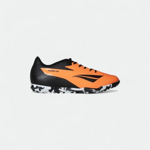 Botín Futbol 5 Furia Y-3 Society - LARANJA PRETO BRANCO