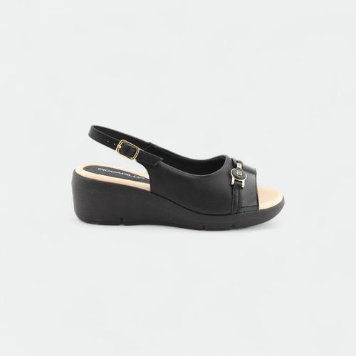 Sandalia confort mujer PICCADILLY - NEGRO