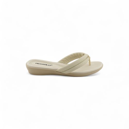 Ojota confort mujer PICCADILLY - OFF WHITE