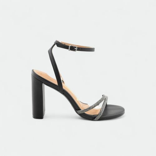 Sandalia de fiesta con taco mujer VIZZANO - NEGRO