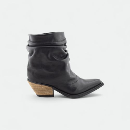 Bota texana mujer GREEN AND BLACK - NEGRO