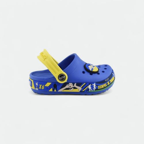 Zueco de goma Boca Juniors con pin SEAWALK - AZUL FRANCIA