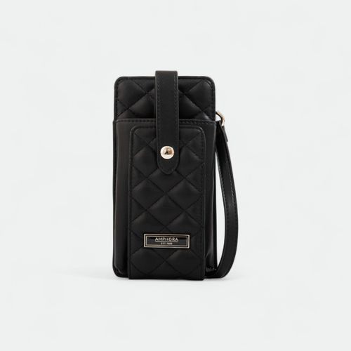 Bandolera porta celular Beatriz AMPHORA - NEGRO
