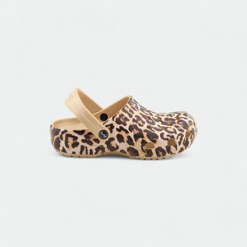 Zueco de goma estampado adulto SEAWALK - DORADO ANIMAL PRINT