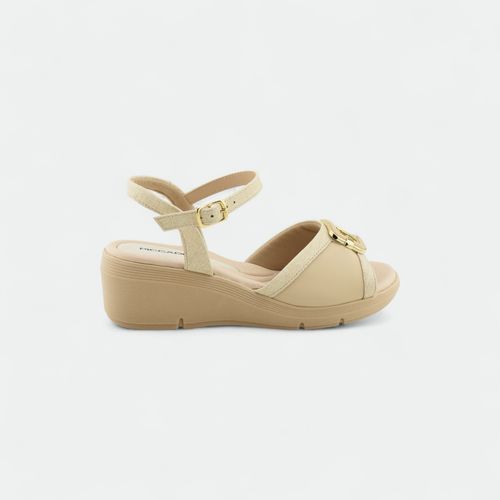 Sandalia cómoda mujer PICCADILLY - NATURAL BRULEE