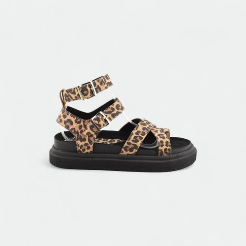 Sandalia birk con pulsera Sidney LELEK - ANIMAL PRINT