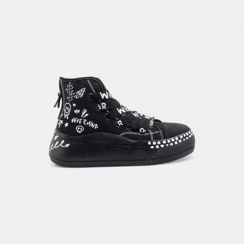 Bota graffiti plataforma mujer Graff 47 STREET - BLACK