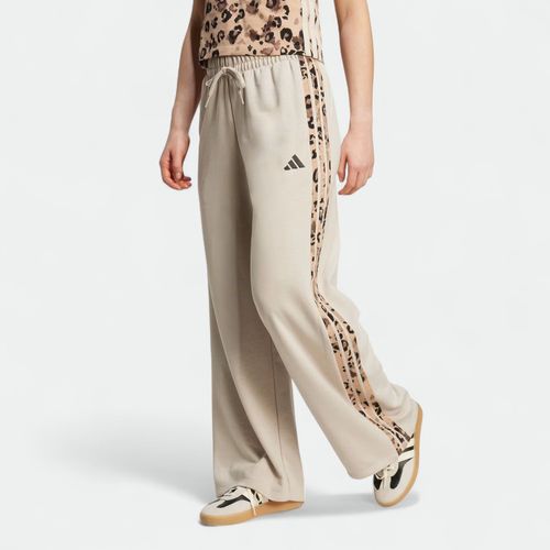Pantalon Largo Animal Print 3Tiras Mujer Adidas - BEIGE MULTICOLOR