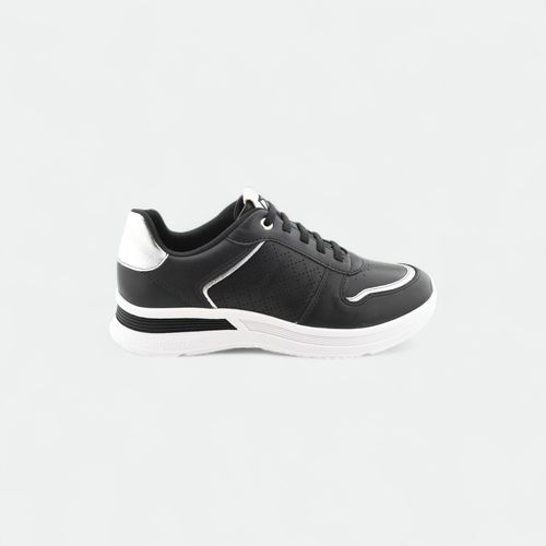 Zapatilla urbana mujer confort PICCADILLY - NEGRO PLATA