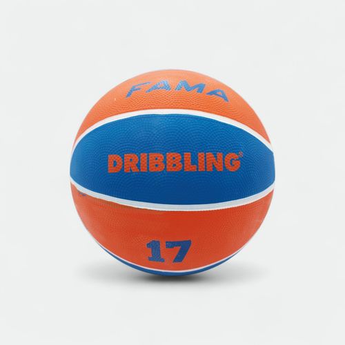 Pelota Basquet Fama 21 N3 - CELESTE NARANJA
