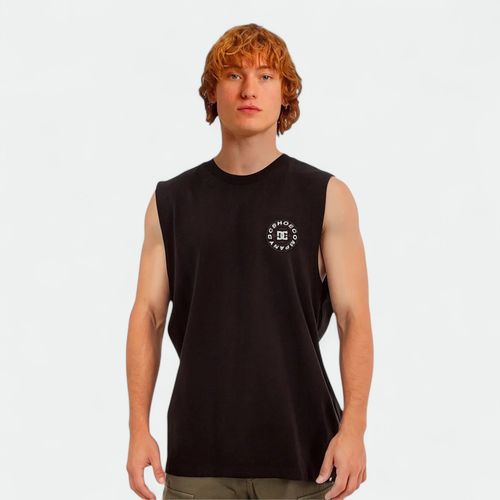 Remera musculusa hombre Connect DC SHOES - NEGRO