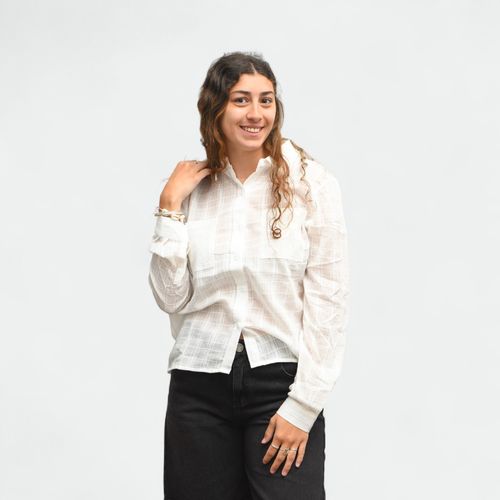Camisa liviana mujer UNIMOG - BLANCO