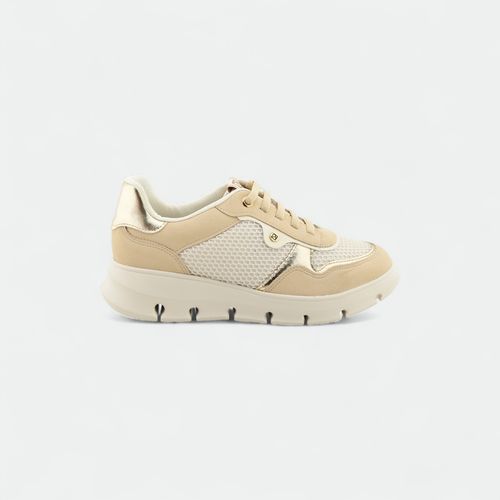 Zapatilla urbana confort mujer PICCADILLY - BRULEE OFF WHITE ORO