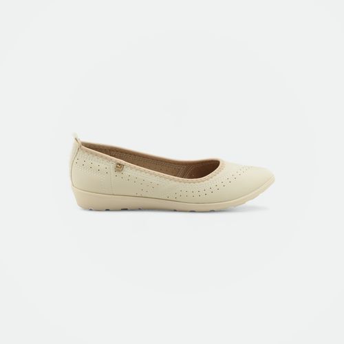 Chatita confort liviana y flexible PICCADILLY - OFF WHITE MARFIL