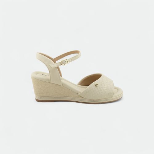Sandalia con plataforma PICCADILLY - OFF WHITE