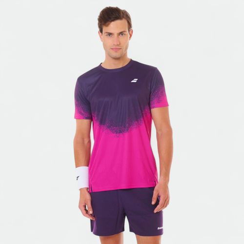 Remera de entrenamiento hombre Reflex BABOLAT - PURPLE