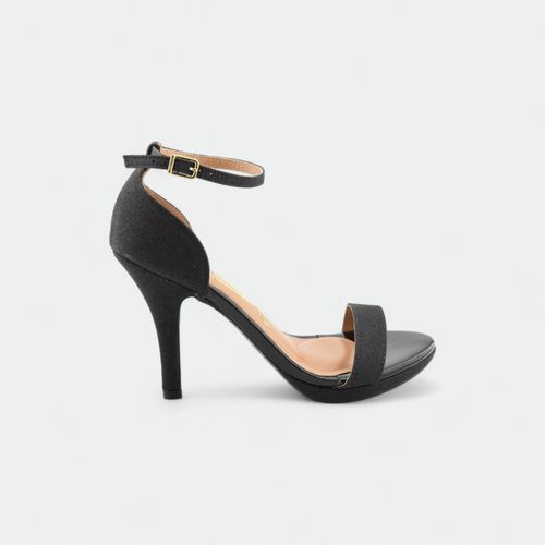 Sandalia clásica de fiesta mujer VIZZANO - NEGRO MET CHRL