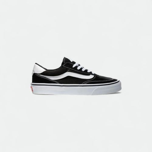 Zapatilla urbana de lona y gamuza Brooklyn VANS - SUEDE CANVAS BLACK WHITE