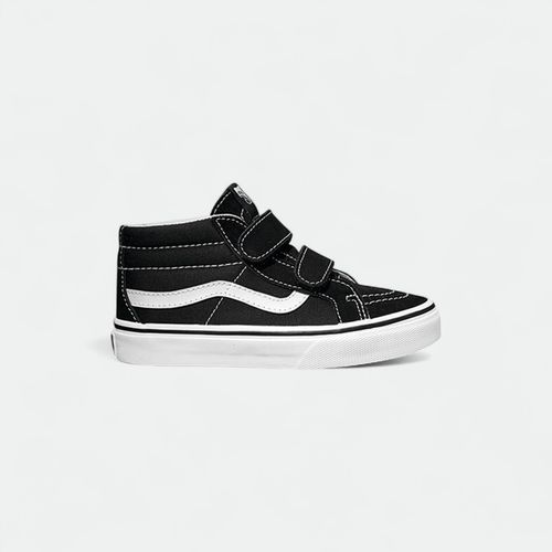 Zapatilla infantil con abrojo y caña media Sk8 Reissue VANS - BLACK TRUE WHITE