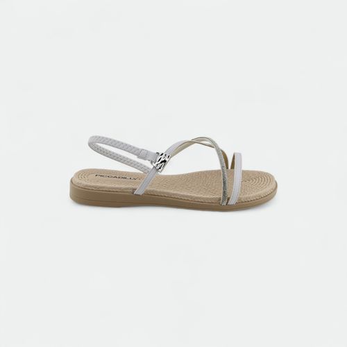 Sandalia con tiras cruzadas PICCADILLY - BLANCO NIEVE