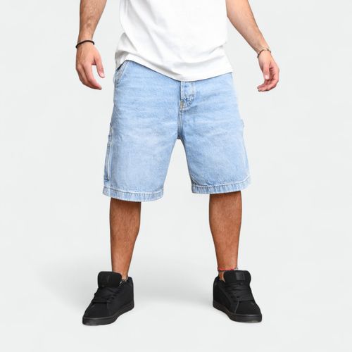 Bermuda de jean para hombre Walkshort Carpenter Baggy DC SHOES - CELESTE GASTADO