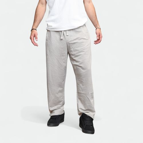 Pantalón de tela liviana para hombre NOBRAND - GRIS CLARO