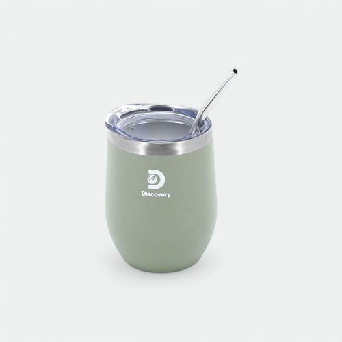 Mate con bombilla 350ml DISCOVERY - VERDE