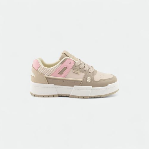 Zapatilla urbana con base chunky mujer WAKE - BEIGE