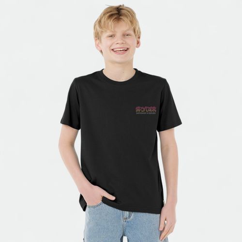 Remera urbana niños New Print RIP CURL - BLACK SPYDER