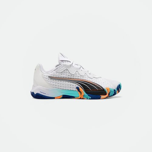 Zapatilla pádel hombre Nova Elite PUMA - WHITE BLACK BLUE HEAT FIRE
