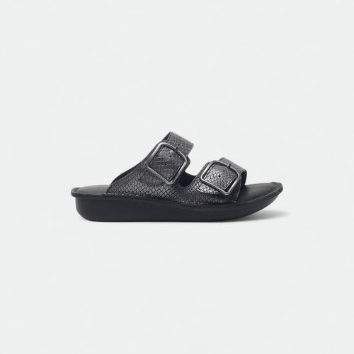 Zueco urbano con dos hebilla mujer Shane HUSH PUPPIES - NEGRO