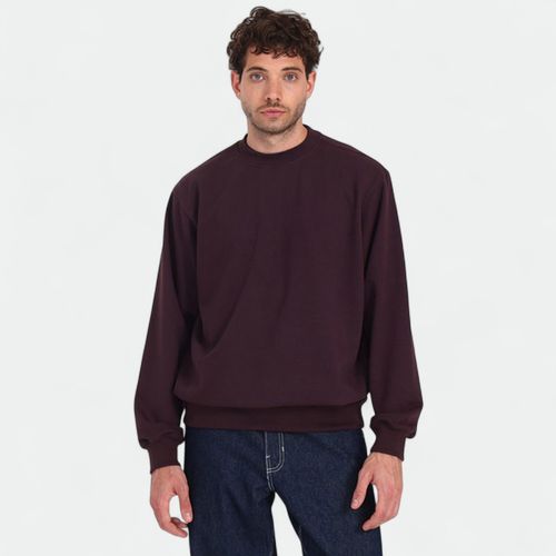 Buzo clasico hombre Scripted VANS - BORDO DARK PORT