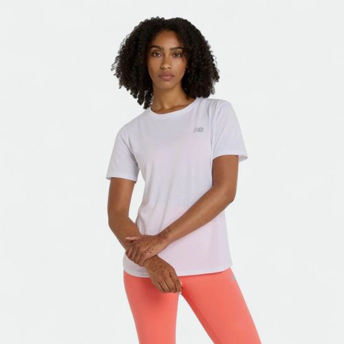 Remera New Balance Essentials Heathertech W - WHITE