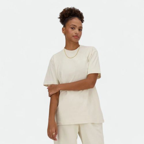 Remera corta mujer NEW BALANCE - LINEN