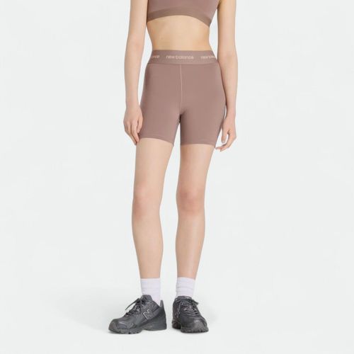 Calza corta deportiva mujer Sleek High Rise Sport 5 NEW BALANCE - BLACK