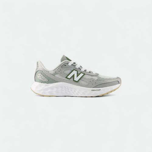 Zapatilla de entrenamiento mujer Fresh Foam Arishi v4 Tiraluz NEW BALANCE - SILVER METALLIC DARK ALPINE GREEN