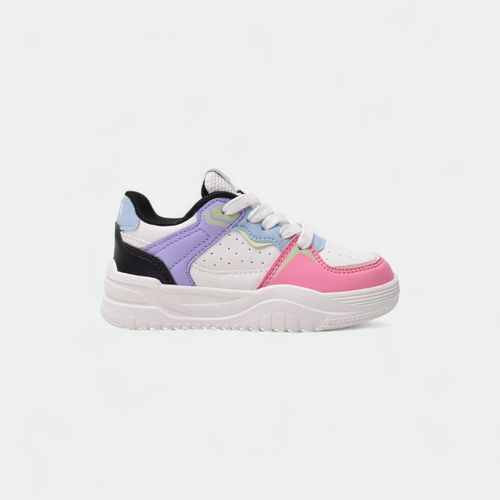 Zapatilla urbana infantil JAGUAR - BLANCO ROSA