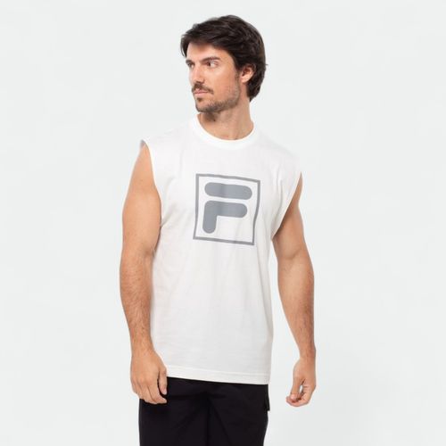 Musculosa deportiva hombre FBox Comfor FILA - BLANCO GARDENIA GRIS MEDIO