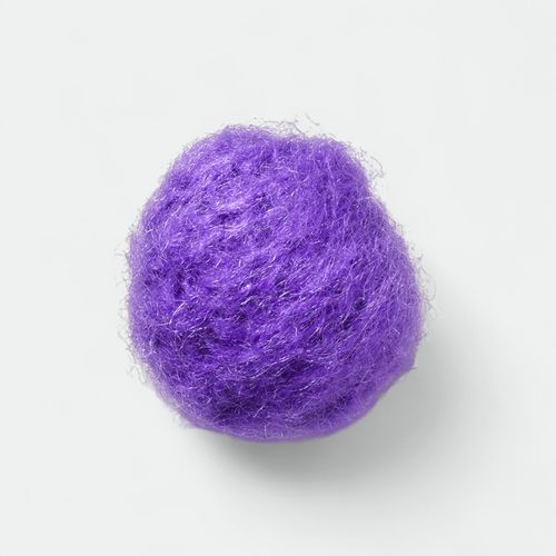 Jibbitz (Varios Modelos) - PURPLE FAUX MOHAIR PUFF