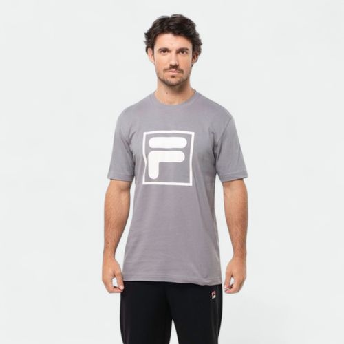 Remera deportiva hombre F Box Comfort FILA - GRIS MEDIO