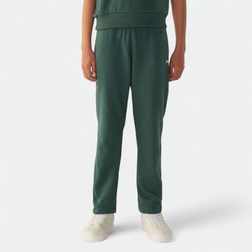 Pantalón deportivo hombre Regular Letter JR FILA - BLANCO BOSQUE VERDE