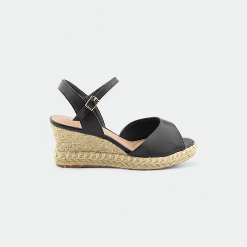 Sandalia con taco chino mujer BEIRA RIO - NEGRO