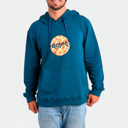 Buzo canguro hombre Origami ASICS - PETROLEO