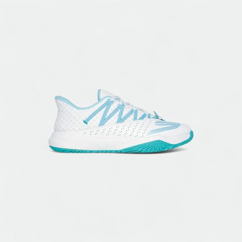 Zapatilla Viper Court Rally Skechers - WHITE LEATHER BLUE