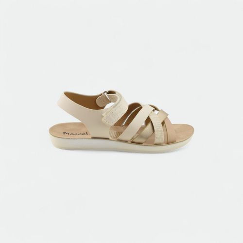 Sandalia con abrojo mujer MARCEL - DORADO